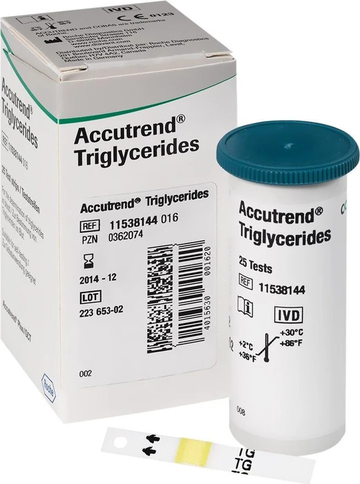 Roche Accutrend Triglyceride Selbsttest, 25 Stück
