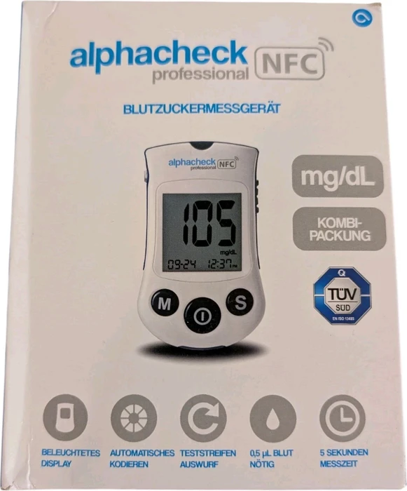 Alphacheck Professional (mg/dL)