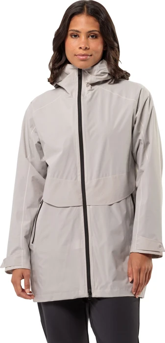 Jack Wolfskin Mainkai Long Funktionsjacke sea shell (Damen)