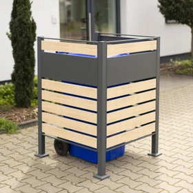 Westmann Planum 120 Mülltonnenbox 1x 240l holzoptik