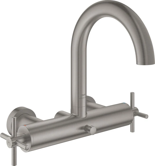 Grohe Atrio Wannenbatterie 1/2" supersteel (25268DC0)