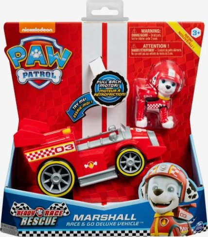 Spin Master Paw Patrol - Ready Race Rescue Marshall Race & Go Deluxe Vehicle