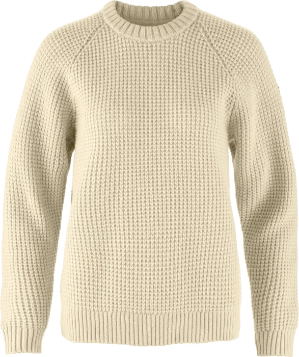 Fjällräven Övik Waffle Knit Strickpullover light beige (Damen)