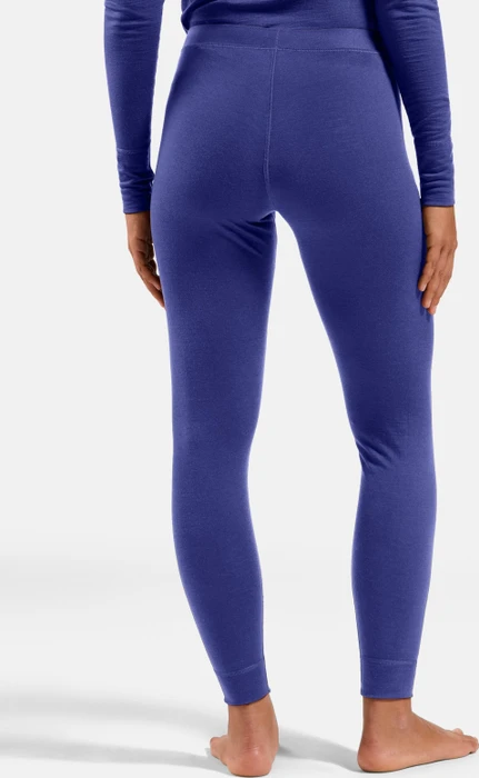 Odlo Natural Merino 160 Base Layer Tights Hose lang skipper blue (Damen)