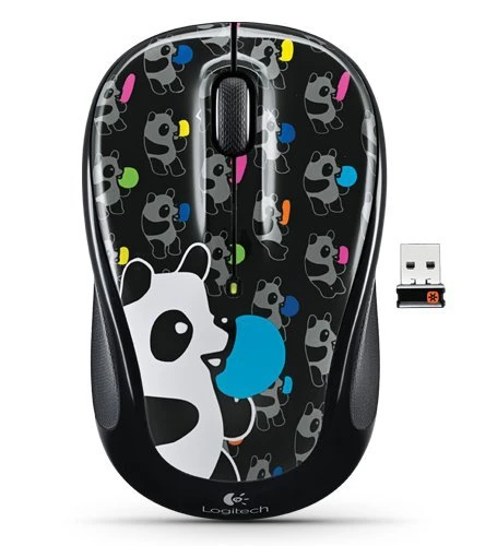 Logitech M325 Wireless Mouse Panda Candy, USB