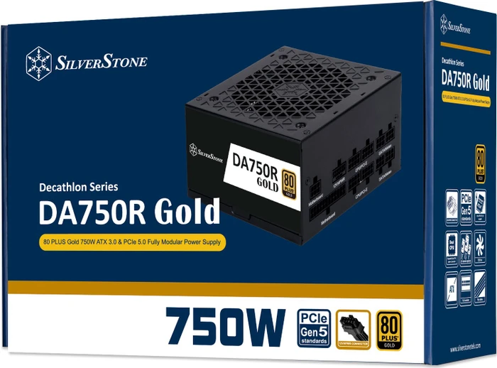 SilverStone Decathlon Gold Series DA750R Gold 750W, ATX 3.0