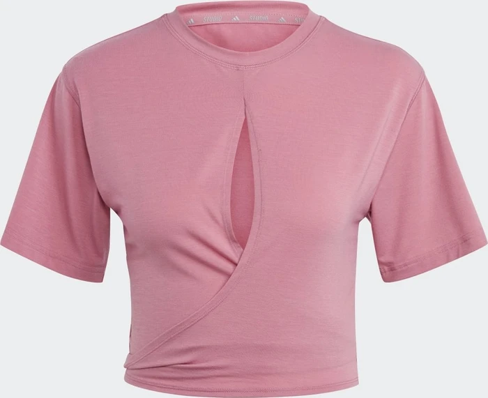 adidas Yoga Studio Funktionsshirt kurzarm pink strata (Damen)