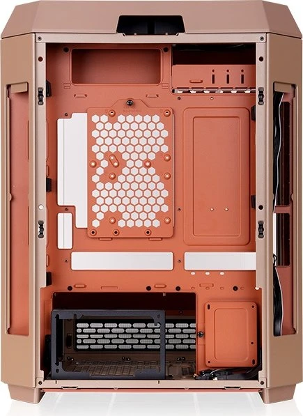Thermaltake The Tower 600 Gravel Sand, braun, Glasfenster