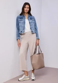 Street One Brusttaschen und Knöpfe Jeansjacke medium blue wash (Damen)