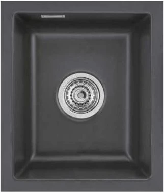systemceram Mera 39 F/o Einbau Becken mittig schiefer