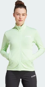adidas Terrex Multi Light Fleece Jacke semi green spark (Damen)