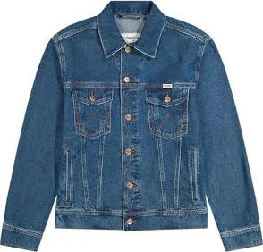 Wrangler Regular Classic Denim Jeansjacke stonewash (Herren)