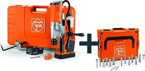 Fein KBU 35 QW Structural Steel-Set Elektro-Magnetkernbohrmaschine inkl. Koffer + Zubehör