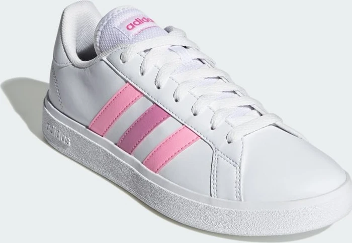 adidas Grand Court Base 2.0 cloud white/pink spark/bliss pink (Herren)