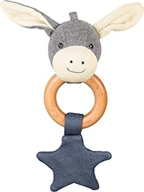 Sterntaler Holz Greifling GOTS Strick-Spielfigur Esel