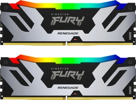 Kingston FURY Renegade RGB schwarz/silber UDIMM 48GB Kit, DDR5-8000, CL38-48-48, 1RX8