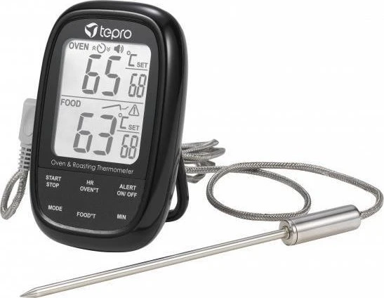 Tepro Dual-Sensor Grill-Thermometer digital, inkl. 2x Sensor
