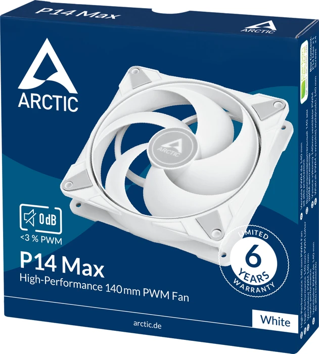 ARCTIC P14 Max weiß, 140mm