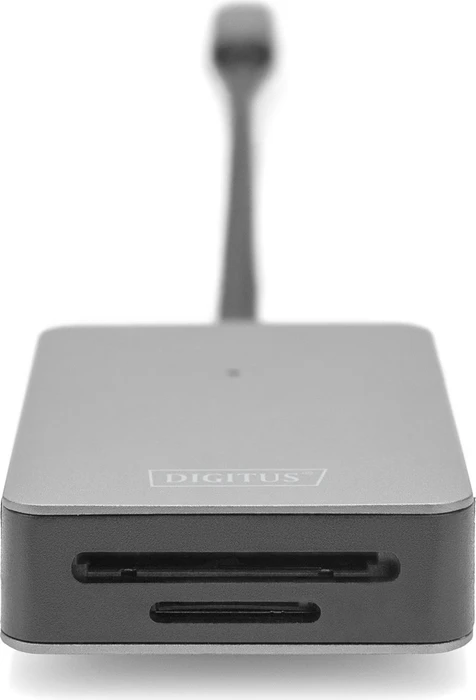 Digitus USB-C Card Reader, Dual-Slot-Cardreader, USB-C 3.0 [Stecker]