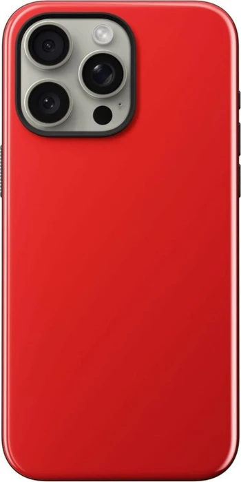 Nomad Sport Case für Apple iPhone 15 Pro Night Watch Red