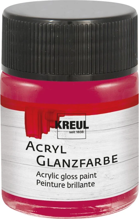 Kreul Acryl Glanzfarbe, bordeaux, 50ml