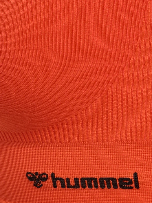hummel Seamless Sports Top Funktionsshirt ärmellos tangerine tango (Damen)