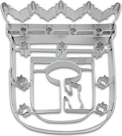 Städter Präge-Ausstecher Madrid Wappen 10.5cm