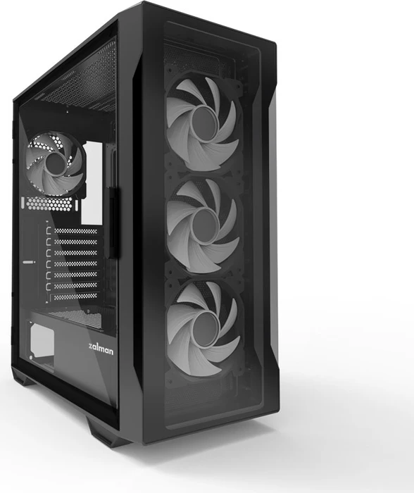 Zalman i3 Neo TG, schwarz, Glasfenster