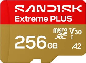 SanDisk Extreme PLUS R250/W170 256GB Kit, UHS-I, A2, Class 10