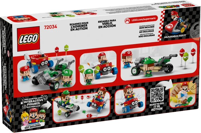 LEGO Super Mario - Mario Kart - Baby Mario vs. Baby Luigi