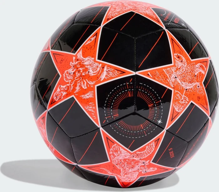 adidas UCL Club 2025/2026 League Stage Fußball rot/schwarz/weiß