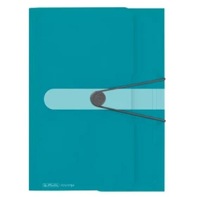 Herlitz Dreiflügelmappe mit Gummizug, A4, caribbean turquoise