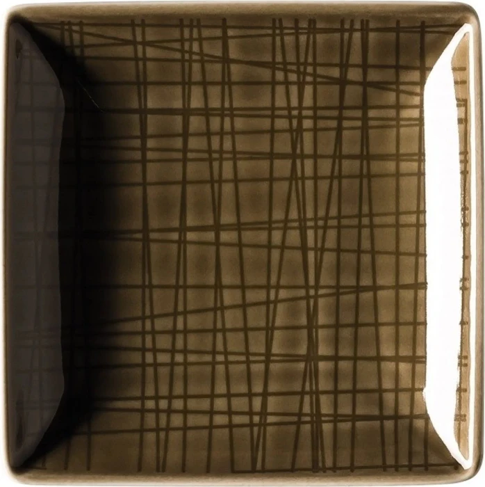 Rosenthal Mesh Weiß Schale quadratisch 10x10cm