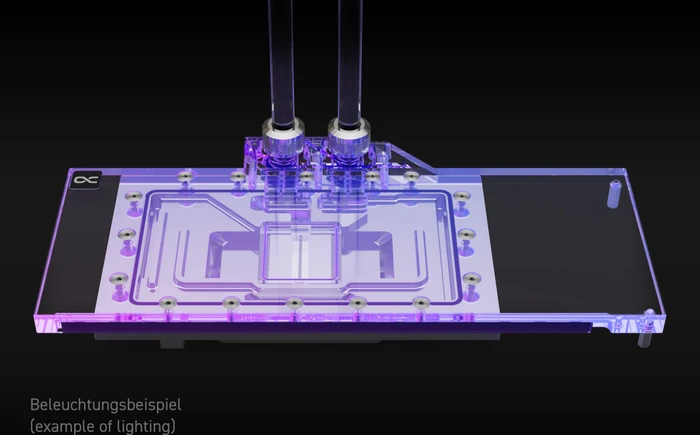 Alphacool Eisblock Aurora Acryl AMD Radeon RX 7900XTX/XT Merc 310 mit Backplate