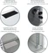 HMF Serverschrank 10", HMF 63400 12HE, Sicherheitsglastür, IP20, grau, 300mm tief Vorschaubild