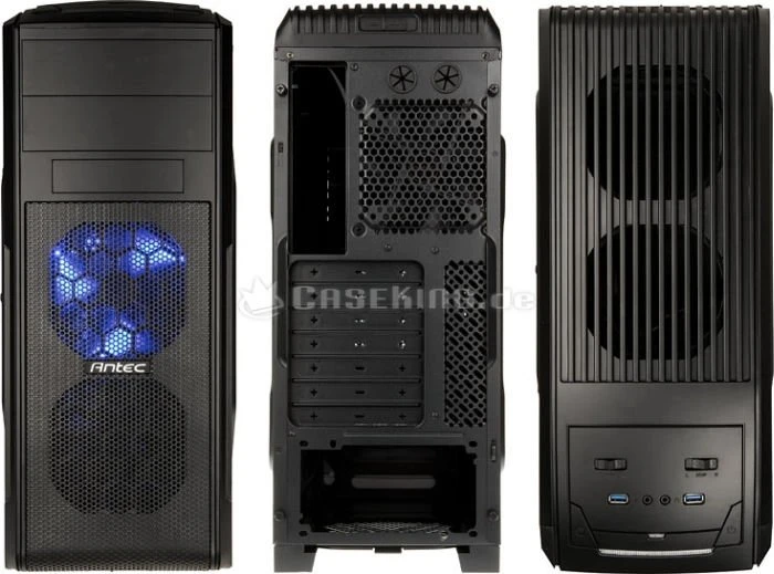Antec GX500 Window blau, Acrylfenster