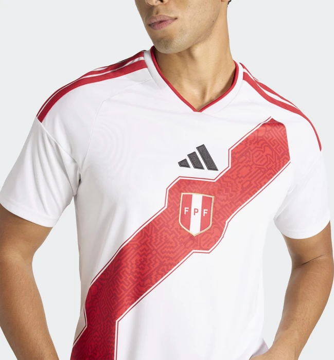 adidas Peru 2026 2026 Heimtrikot kurzarm weiß