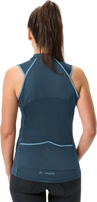 Vaude Posta FZ Trikot ärmellos dark sea uni (Damen)