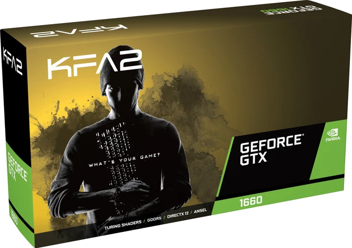 KFA2 GeForce GTX 1660, 6GB GDDR5, HDMI, 3x DP