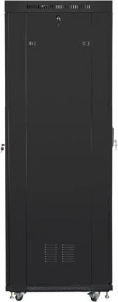 Lanberg 19" Rackschrank 42HE, freistehend, V2, Glastür, IP20, RAL 9004, 800mm tief