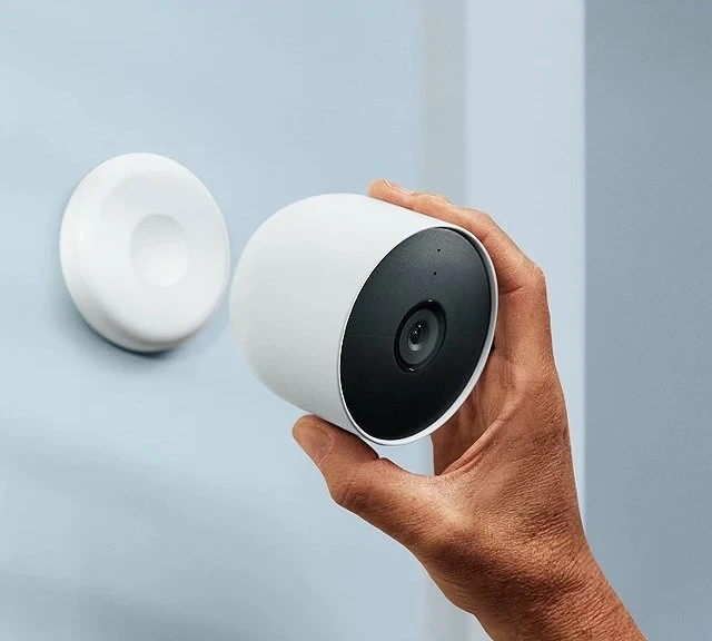Google Nest Cam (Outdoor oder Indoor, mit Akku), 2er-Pack