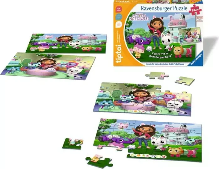 Ravensburger tiptoi Puzzle: Puzzle für kleine Entdecker: Gabby's Dollhouse