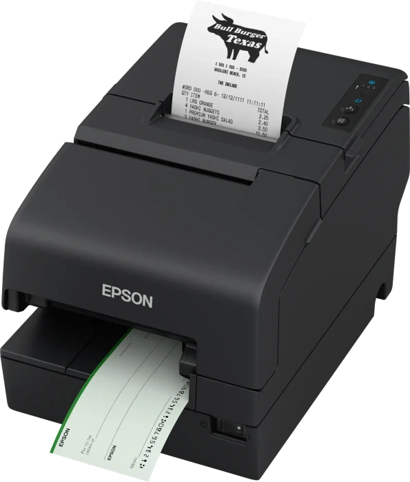 Epson TM-H6000VI, MICR, schwarz, Thermodirekt