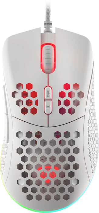Genesis Krypton 555 Ultralight Gaming Mouse weiß, USB