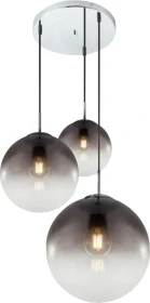 Globo Varus Hängeleuchte 3-flammig chrom/grau
