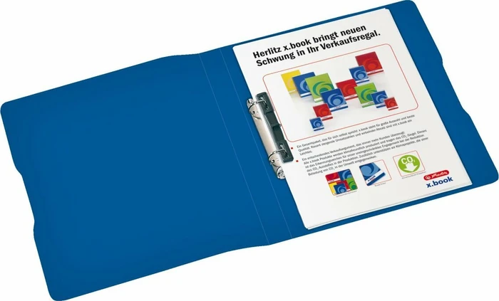 Herlitz easy orga to go Ringbuch 2-Ring, 25mm, A4, blau