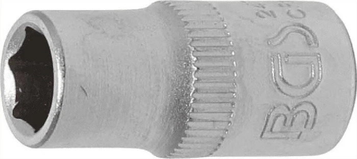 BGS technic Pro Torque Außensechskant Stecknuss 1/4"