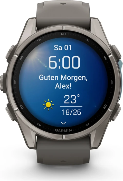 Garmin Fenix 9 43mm titanium/pebble grey