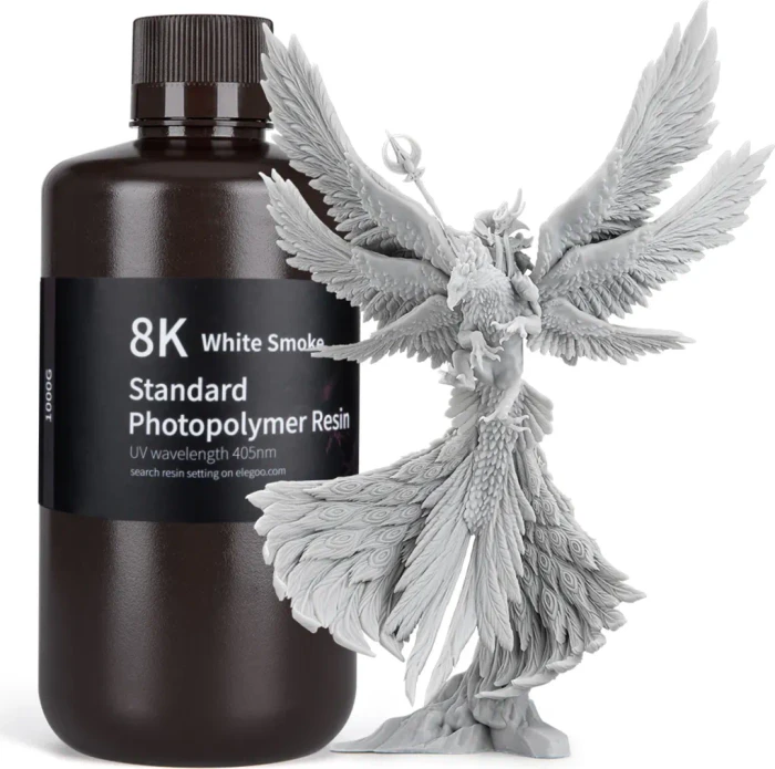 Elegoo 8K Standard Resin White Smoke, 1.00kg