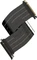 LinkUP AVA5 Riser Kabel, gerade, PCIe 5.0, 600mm, schwarz Vorschaubild